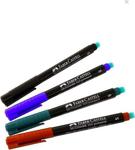 Faber Castell Multimark Permanent Asetat Kalemi 0.4(S) 4 Renk