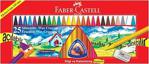 Faber-Castell Silinebilir Mum Boya, 25 Renk