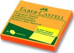 Faber Castell Yapışkan Notluk 50x50mm Fosforlu Turuncu