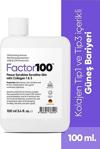 Factor100 Sun Screen Güneş Kremi Ultra Nemlendirici Yüksek Korumalı Spf 50+ 100 Ml