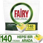 Fairy Hepsi Bir Arada 140 Yıkama Bulaşık Makinesi Deterjanı