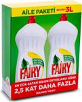 Fairy Limon 1500 ml 2 Adet Sıvı Bulaşık Deterjanı