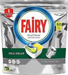 Fairy Platinum Bulaşık Makinesi Deterjanı Tableti / Kapsülü Limon Kokulu 60 Yıkama