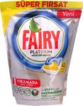 Fairy Platinum Limon 43 Adet 4'lü Paket Bulaşık Makinesi Kapsülü