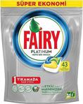 Fairy Platinum Limon 43 Adet 6'Lı Paket Bulaşık Makinesi Tableti