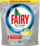 Fairy Platinum Limon 72 Adet Bulaşık Makinesi Tableti