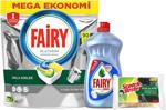 Fairy Platinum Limon 90 Yıkama Bulaşık Deterjanı Kapsülü + Hijyen 500 Ml 2'Li Sünger Hediye