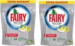 Fairy Platinum Limon Kokulu Bulaşık Makinesi Deterjanı 86 Yıkama 2 X43