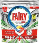 Fairy Platinum Plus 27 Yıkama Bulaşık Makinesi Deterjanı Tableti /Kapsülü