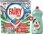 Fairy Platinum Plus 50 Yıkama Bulaşık Makinesi Deterjanı Hızlı Çözünme + 1400 Ml Losyonlu