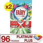 Fairy Platinum Plus 96'Lı Yaza Özel Bulaşık Makinası Kapsülü/Tableti (48X2)