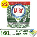 Fairy Platinum Yeşil 160'Li Bulaşık Makinası Kapsülü 80X2