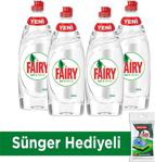 Fairy Saf ve Temiz 650 ml 4'lü Elde Yıkama Deterjanı