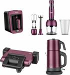 Fakir Violet 4Lü Çeyiz Seti Violet (Çay, Kahve, Tost Makinesi Ve Blender Seti) Mor