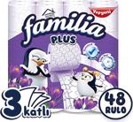 Familia Plus 3 Katlı Parfümlü 16 Rulo 3'Lü Paket Tuvalet Kağıdı