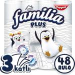 Familia Plus Tuvalet 3 Katlı 16 Rulo 3'lü Paket Tuvalet Kağıdı