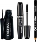 Farmasi Makyaj Seti ( Optimal Maskara + Kalın Uçlu Eyeliner + Siyah Göz Kalemi)