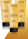 Farmasi Professional Keratin Therapy Onarıcı Saç Maskesi-200Ml 3 Adet