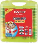 Fatih 24 Renk Pastel Boya King Size Plastik Çantalı