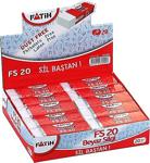 Fatih Silgi Beyaz Fs-20 Fa36000 20 Li (1 Paket 20 Adet)