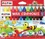 Fatih Üçgen Crayon 12 Renk Jumbo ( Mum Boya )