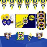 Fb Kids Afişli Fenerbahçe Doğum Günü Parti Malzemeleri Süsleri Seti 24 Kişilik