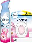 Febreze Hava Ferahlatıcı 300 Ml Banyo Oda Kokusu & 300 Ml Aerosol Bahar Çiçekleri