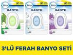 Febreze Hava Ferahlatıcı Banyo Lavanta Ferahlığı + Dağ Esintisi + Temiz Çarşaf Ferahlığı Oda Kokusu