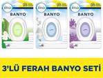 Febreze Hava Ferahlatıcı Banyo Oda Kokusu Temiz Çarşaf Ferahlığı&Lavanta&Dağ Esintisi