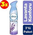 Febreze Hava Ferahlatıcı Oda Kokusu Sprey Lavanta Konforu 300 Ml X 3 Adet