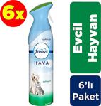 Febreze Hava Ferahlatıcı Sprey Oda Kokusu Evcil Hayvan 300 Ml 6'Lı Paket