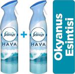 Febreze Hava Ferahlatıcı Sprey Oda Kokusu Okyanus Esintisi 300 Ml X 2 Adet