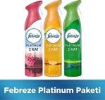 Febreze Platinum Hava Ferahlatıcı Oda Kokusu 3'Lü (Gizemli Tayland, Mistik Mezopotamya, Amazon)