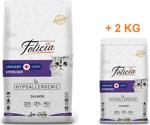 Felicia Low Grain HypoAllergenic Light Sterilised Somonlu 12 kg + 2 kg Yetişkin Kuru Kedi Maması