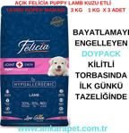 Felicia Puppy Düşük Tahıllı Kuzu Etli Yavru Köpek Maması 3 KgAÇIK