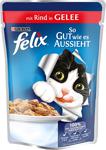 Felix Pouch Sığır Etli 100 gr 20'li Paket Yetişkin Kedi Konservesi