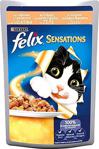 Felix Sensations Somonlu ve Karidesli 100 gr Yetişkin Kedi Konservesi