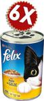 Felix Tavuklu 400 gr 6'lı Paket Yetişkin Kedi Konservesi