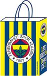 Fenerbahçe Lisanslı Kraft Hediye Çantası 18X8X24 Cm 12'Li