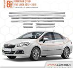 Fiat Linea Krom Cam Çıtası 8 Parça 2012-2015