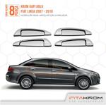 Fiat Linea Krom Kapı Kolu 4 Kapı 8 Parça 2007 ve Sonrası