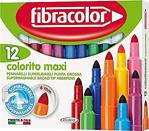 Fibracolor Colorito Maxi Kalın Keçeli Kalem 12 Renk