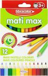 Fibracolor Mati Max Kalın Jumbo Kuruboya 12 Renk