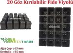 Fide Viyolü, 15 Adet, 20 Göz Kırılır Viyol, Fidelik, Fide Kabı