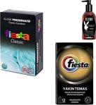 Fiesta Classic Klasik + Fiesta Ultra Thin Süper İnce Prezervatif + Masaj Yağı