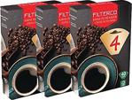 Filterco Kahve Filtre Kağıdı 1X4 40'Lı 3 Paket 120'Li