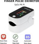 Fi̇ngerti̇p Pulse Oxi̇meter Finger Clip Pulse Parmak Tipi Oksimetre Nabız Oksijen Ölçer Beyaz