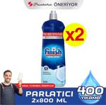 Finish 800 ml 2'li Bulaşık Makinesi Parlatıcısı