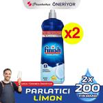 Finish Bulaşık Makinesi Parlatıcı Limonlu 800 Ml X 2 Adet