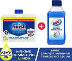 Finish Bulaşık Makinesi Temizleyici Sıvı Limon 250 Ml + Marc Çamaşır Makine Temizleyici 250 Ml